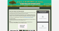 Desktop Screenshot of paulcrabtreetreefelling.co.uk
